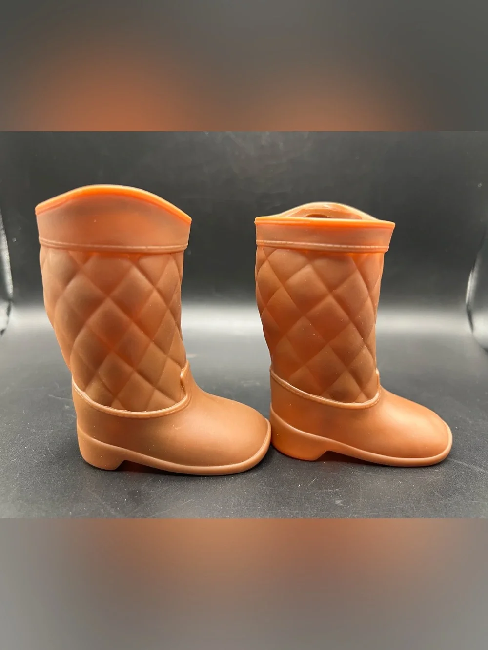 Battat Our Generation Doll Brown Cowgirl Cowboy Quilted Boots 18